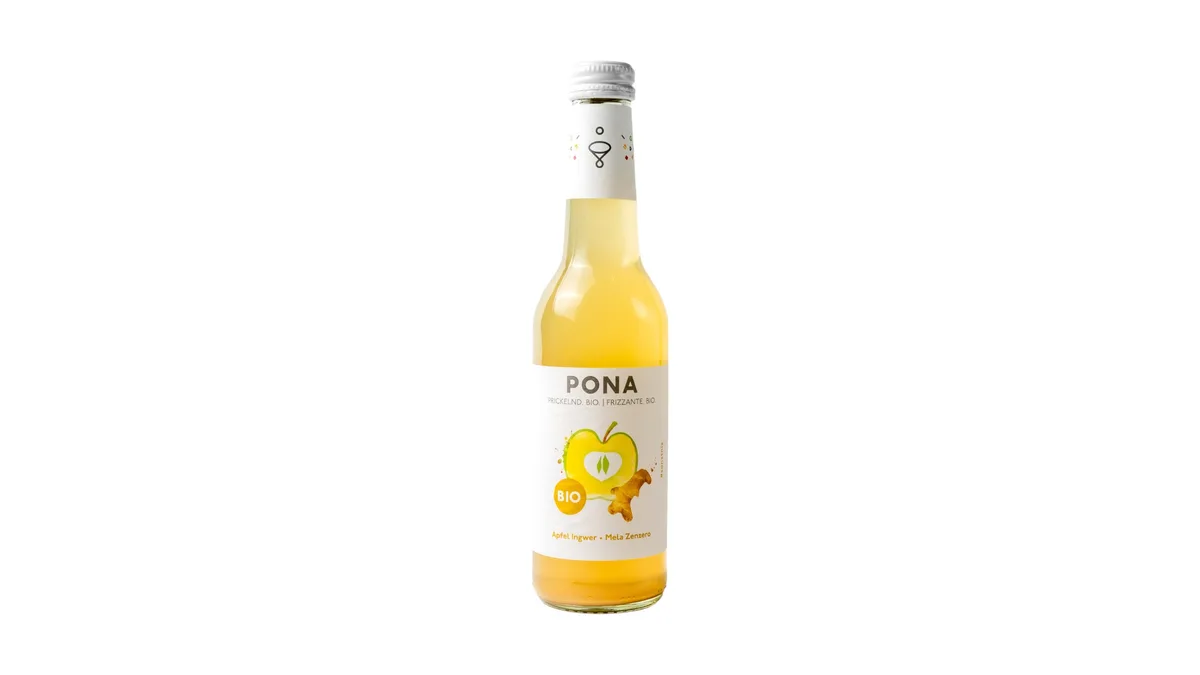 Pona Bio-Fruchtsaft Apfel-Ingwer 0,33l