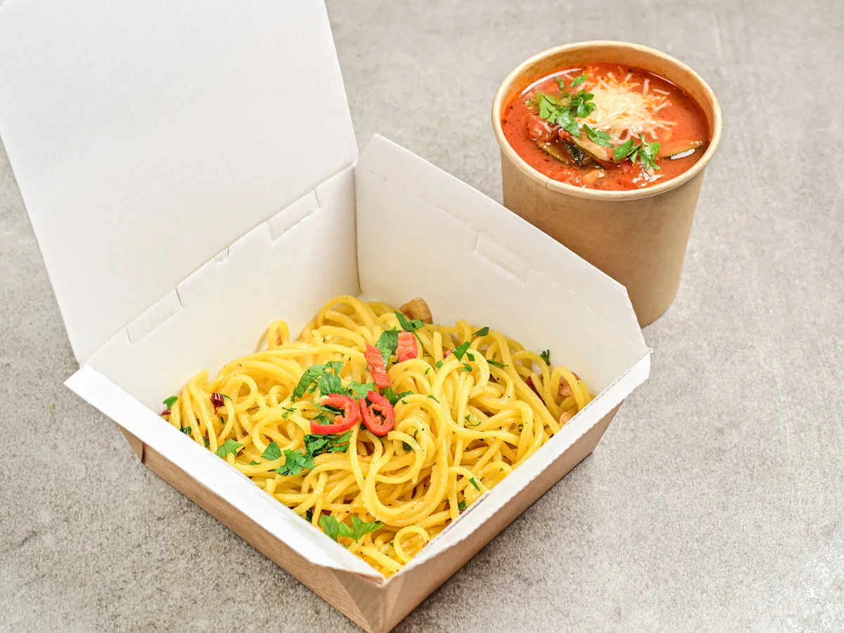 Pasta + Zupa dnia
