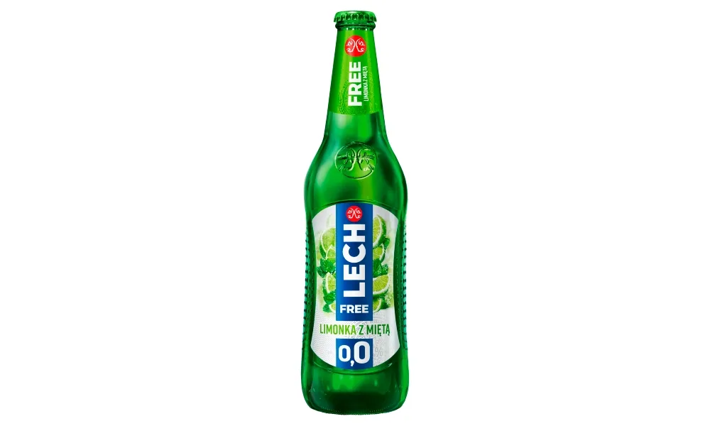 Piwo Lech limonka z miętą 0,0%
