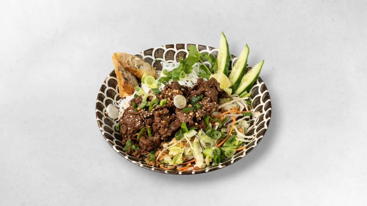 Nudelsalat mit Rind