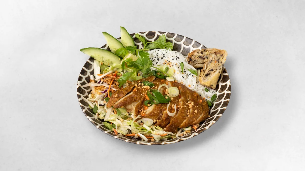 Nudelsalat mit Seitan