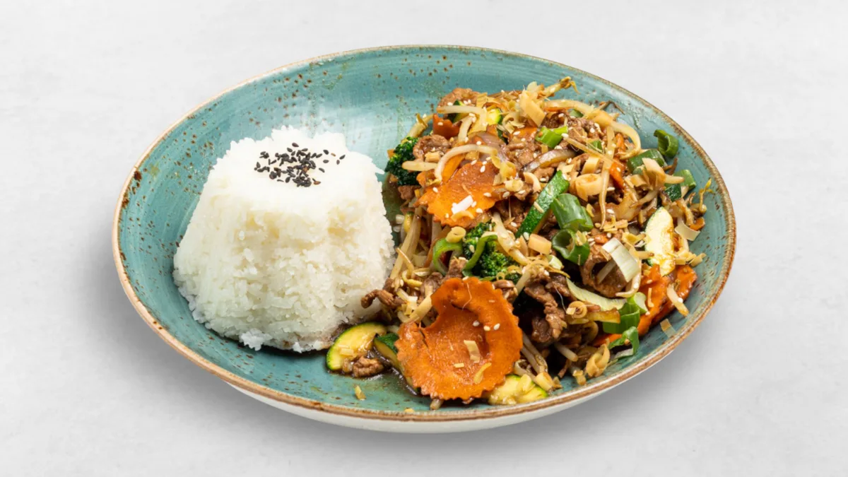 Wok Rind mit Zitronengrass 🌶