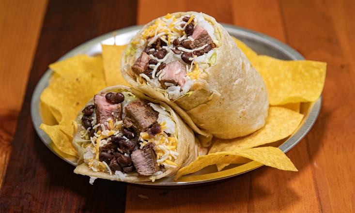 Steak Burrito (Includes Chips)