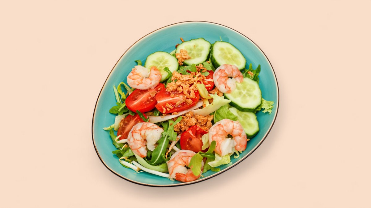 8. Garnelen Salat