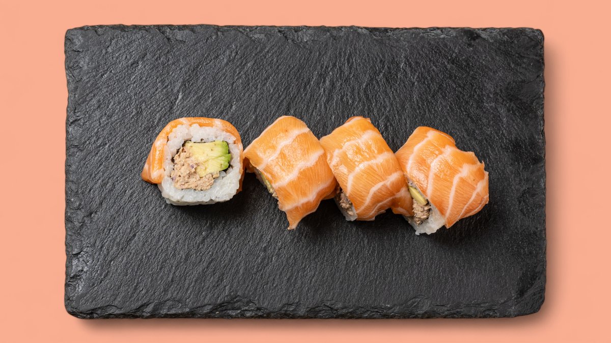 87. Spicy Tuna Salmon Roll