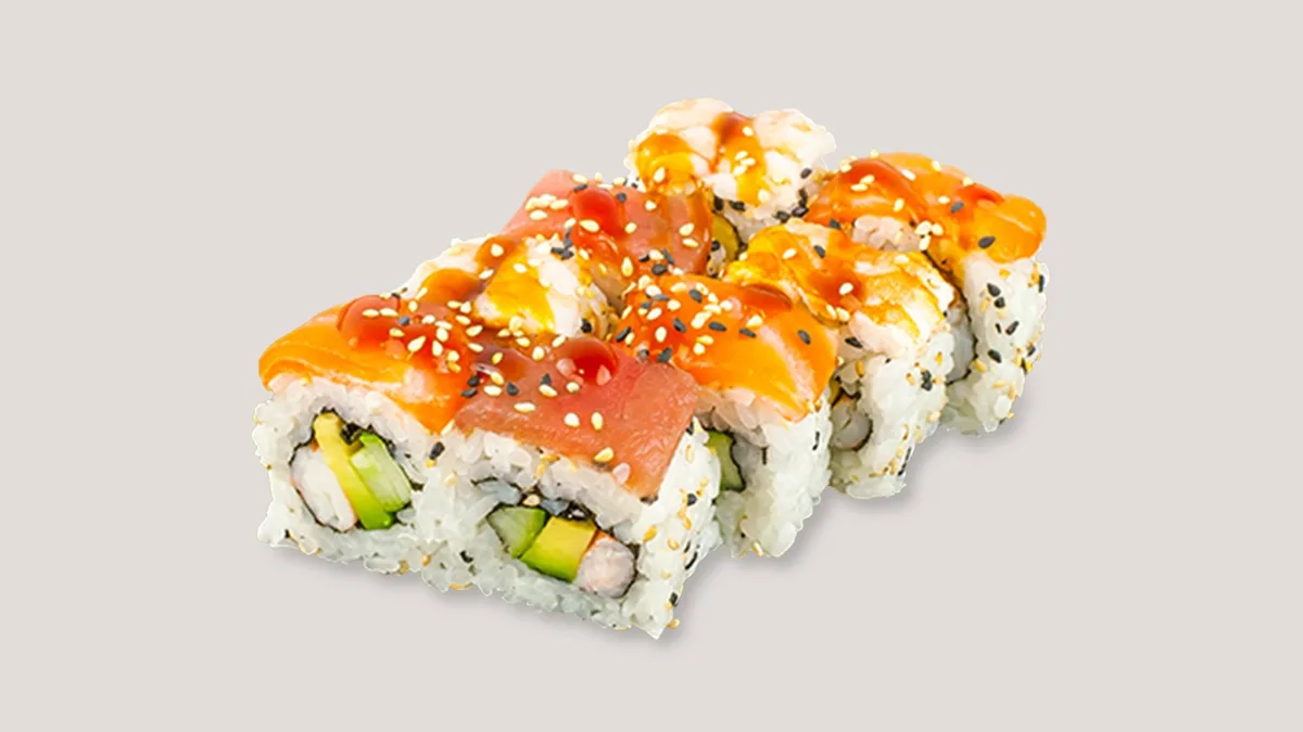 19. Rainbow Roll