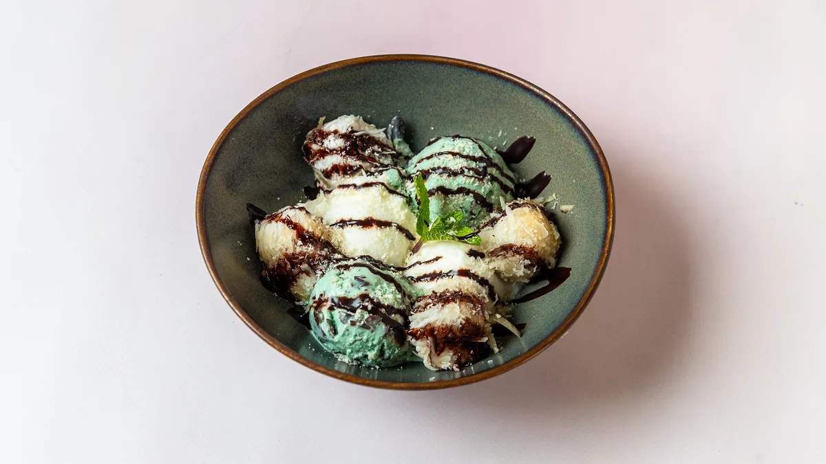 Coconut With Ice Cream