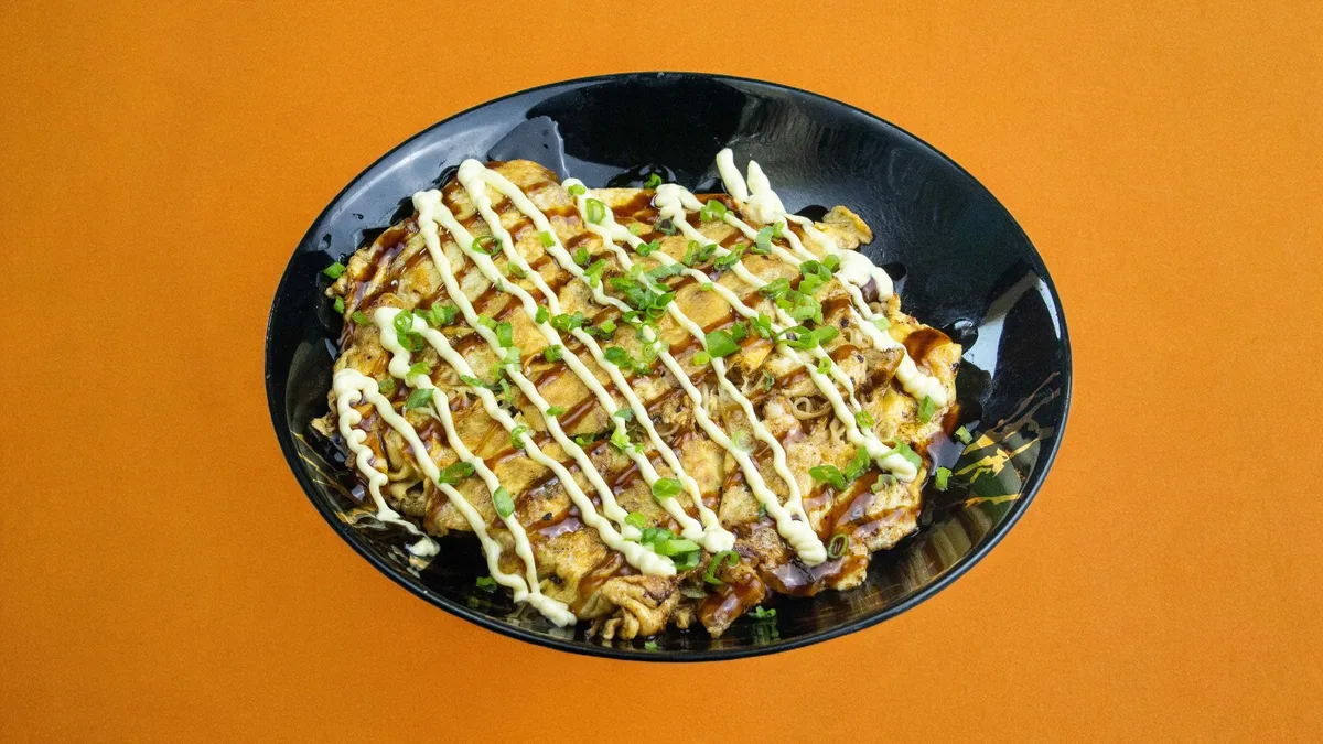 Okonomiyaki With Beef