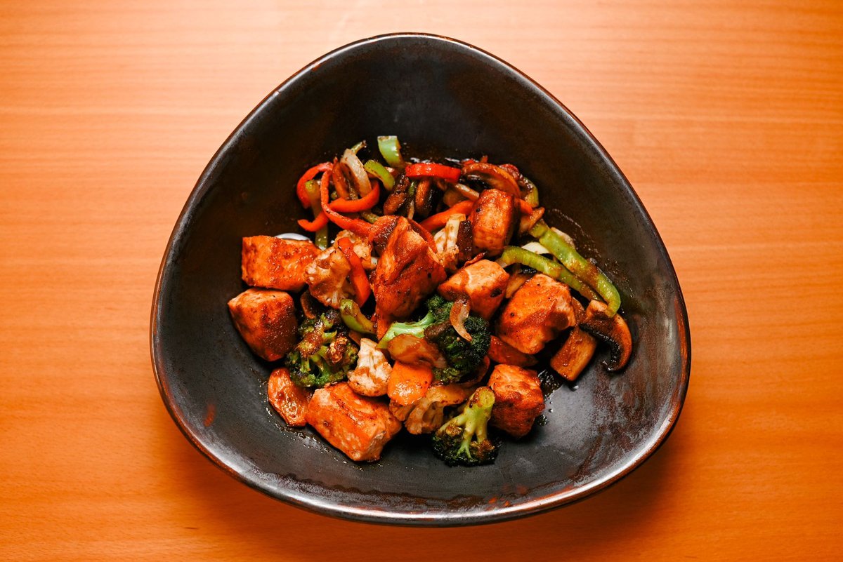 Salmon Teppanyaki
