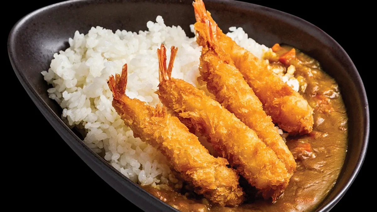 Japán curry óriás bundázott rákkal