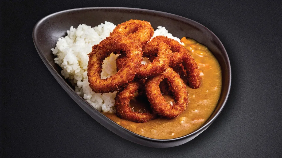 Japán curry panko tintahallal