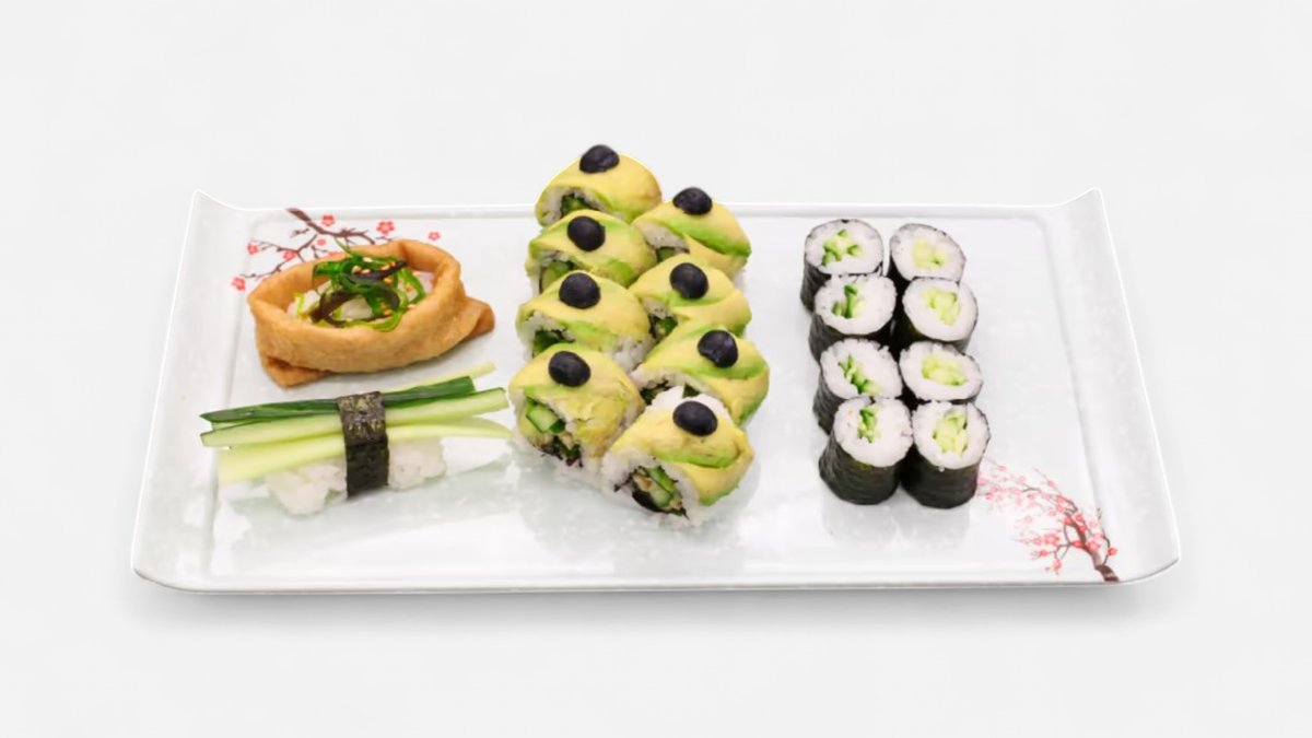 Vegetar Menu (18 stk.) (V)