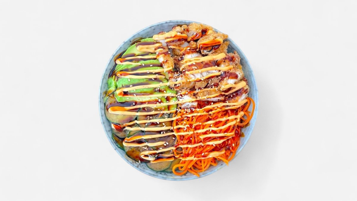 Tempura kana bowl