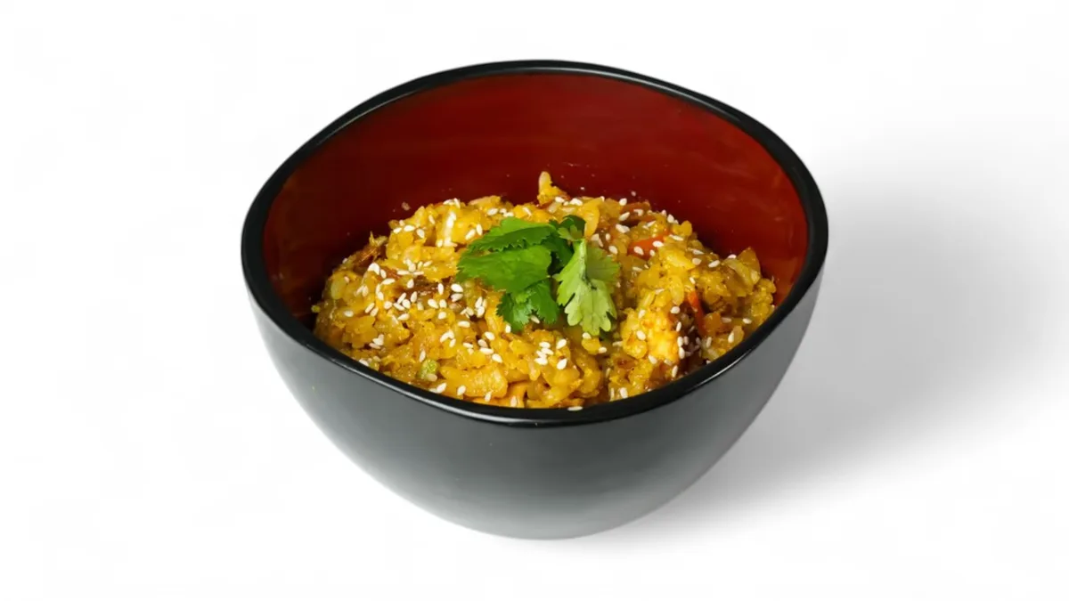 Chahan kari rice with shrimp