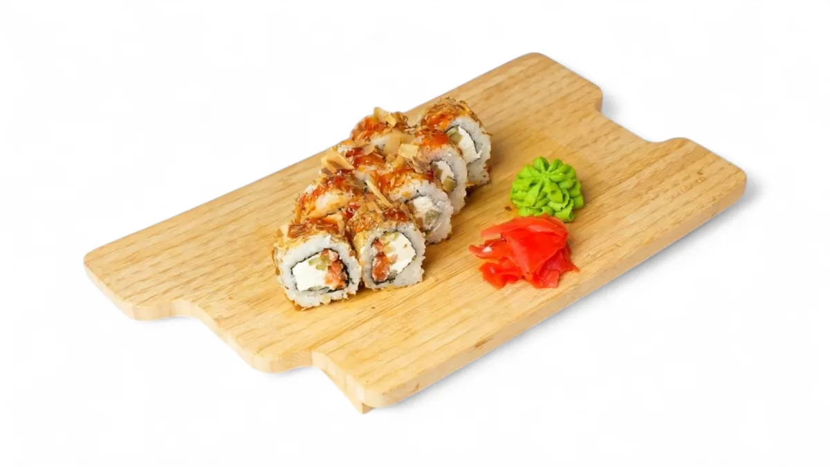 Norwegian roll with salmon