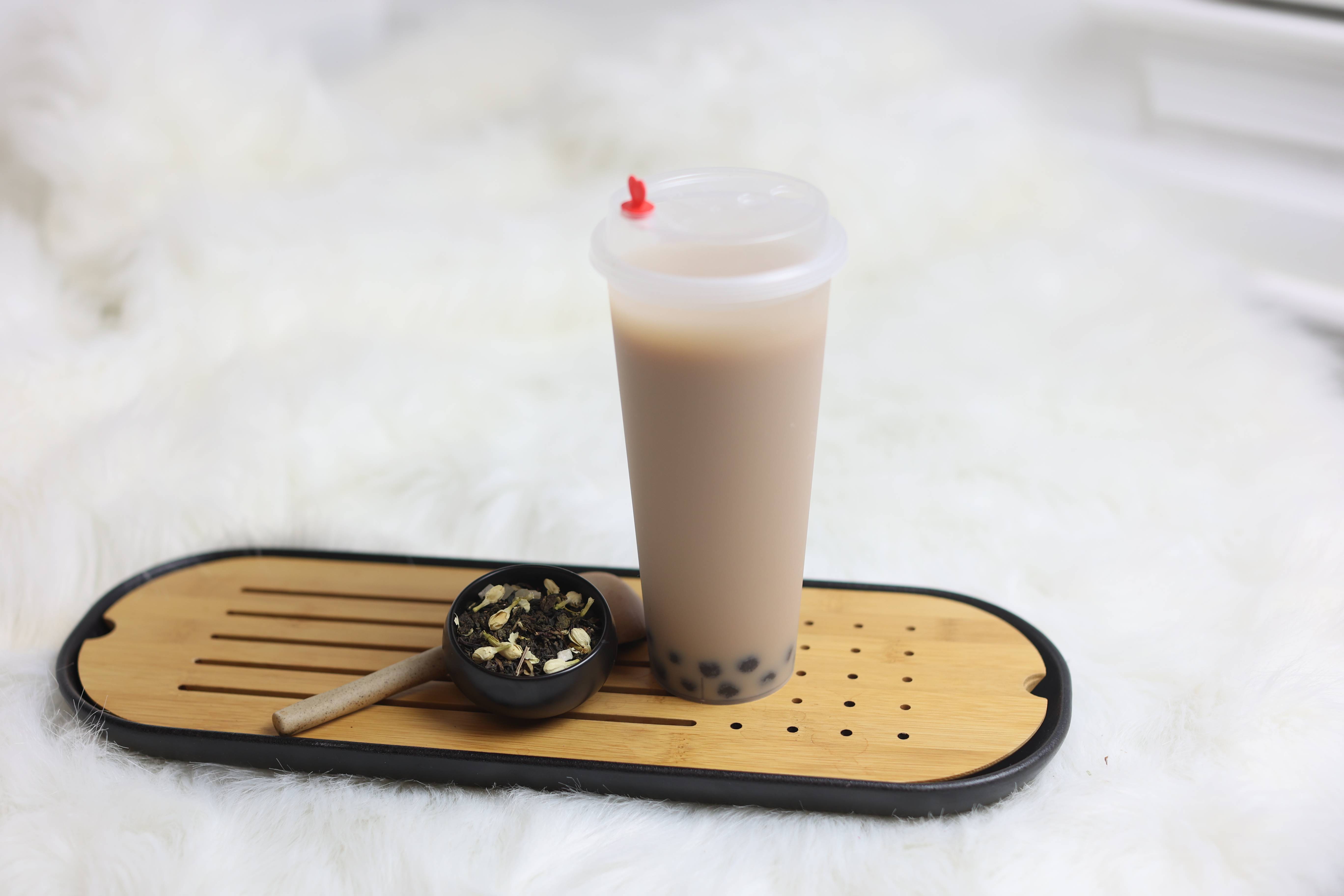 Classic jasmine green milk tea