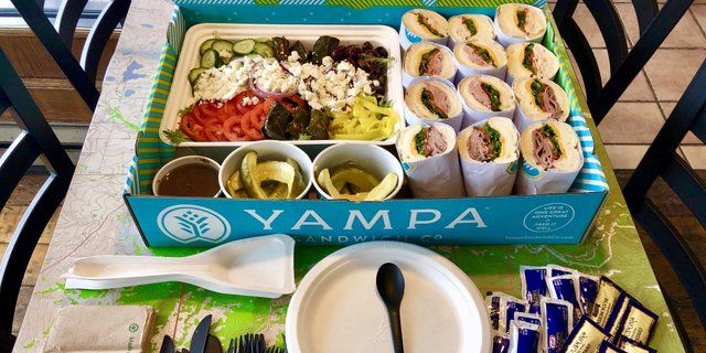 Classic Sandwich and Salad Combo Tray