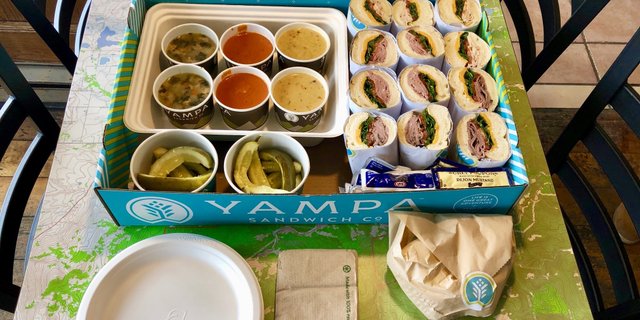 Classic Sandwich and Soup Combo Tray