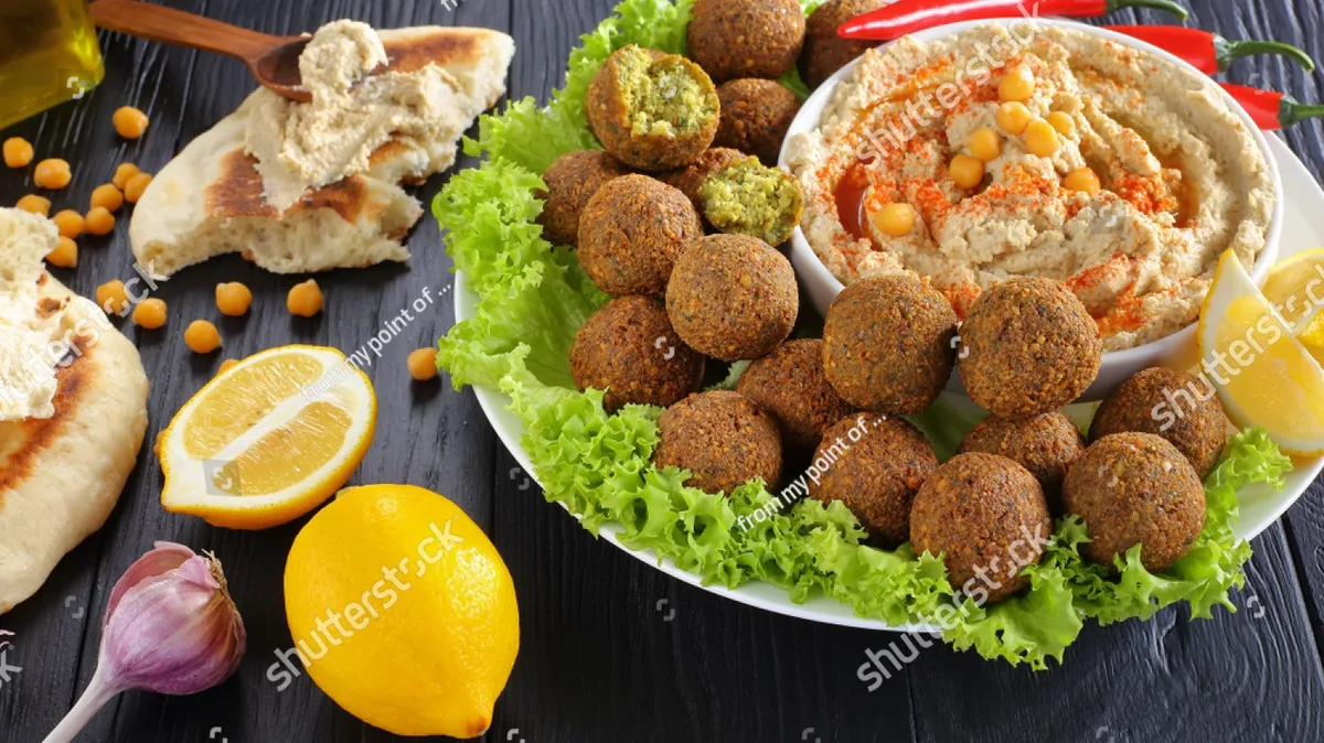 Kicsi falafel tál
