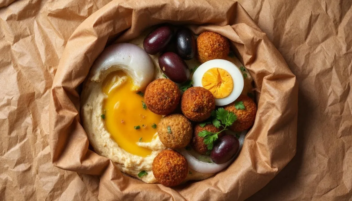 Falafel and Hummusz (nagy adag)