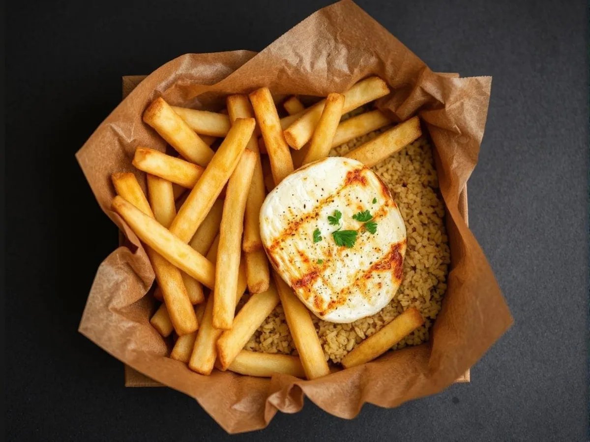Yes! Mozzarella + Chips and Rice