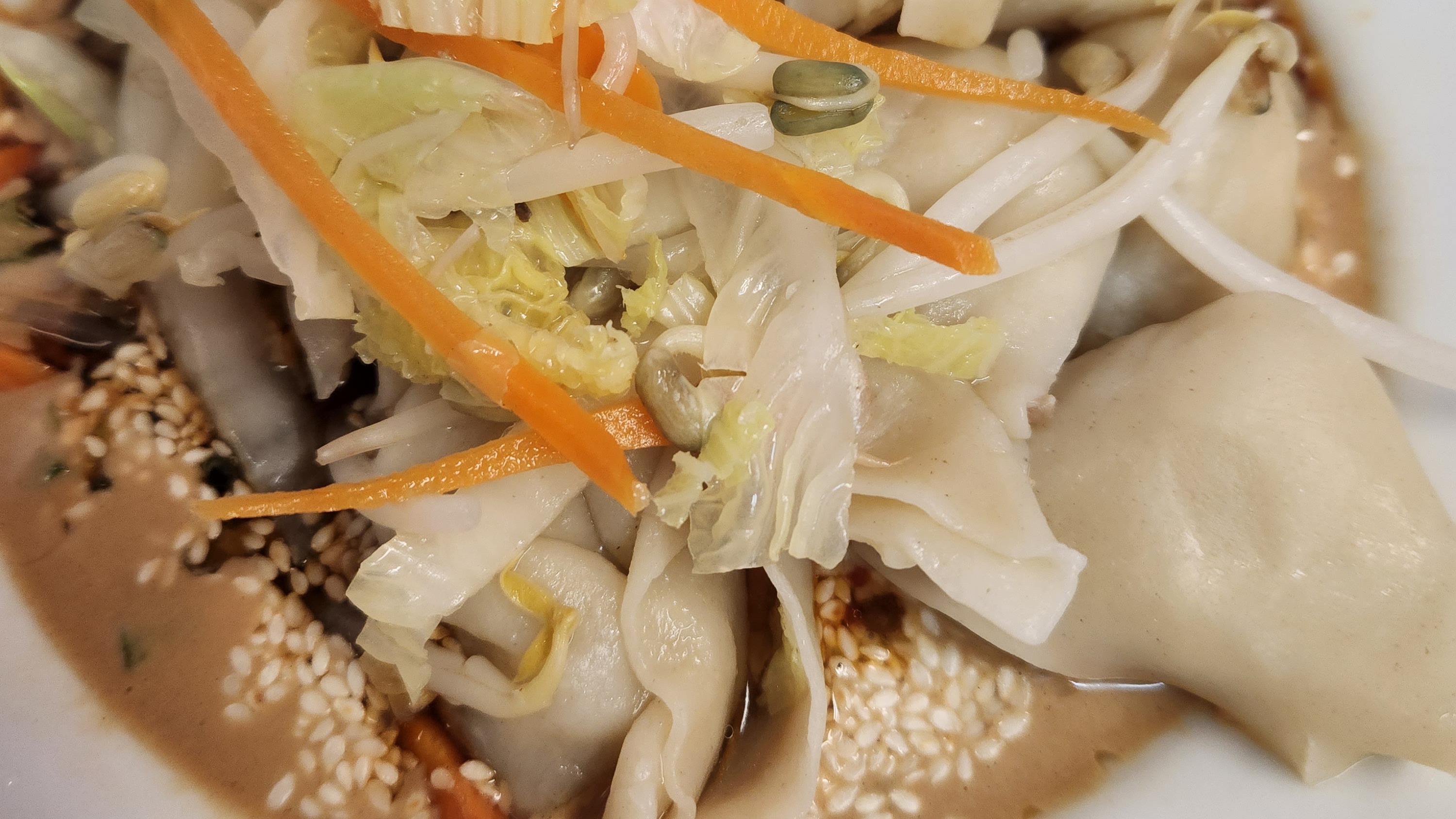 Chicken Dumplings in Spicy Sauce