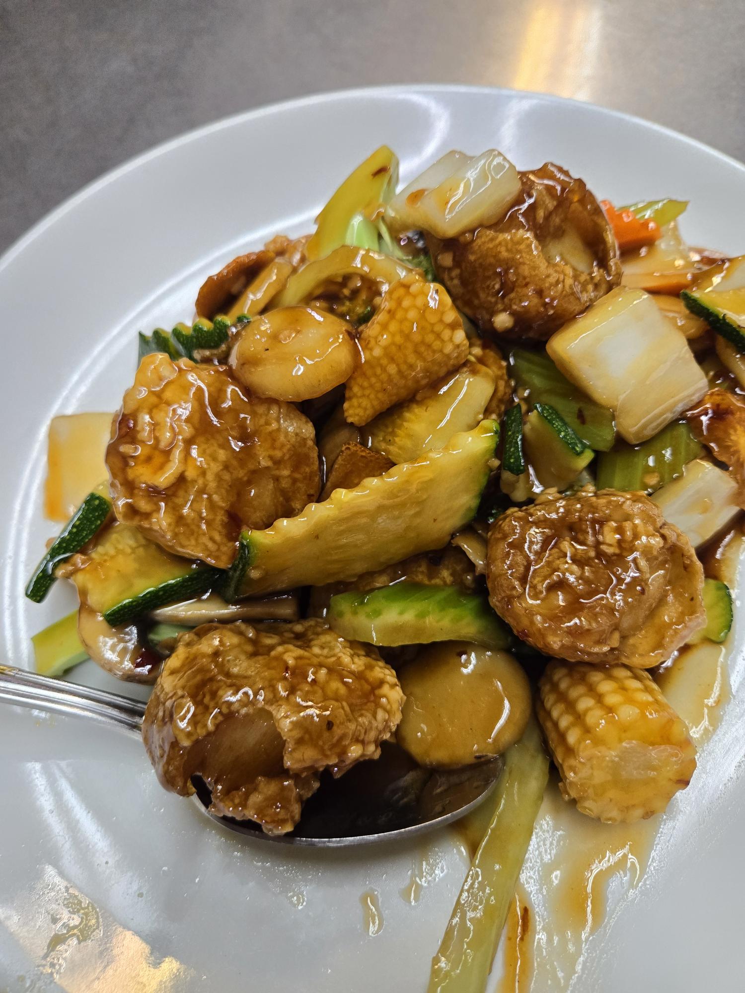 Crispy Orange Scallops