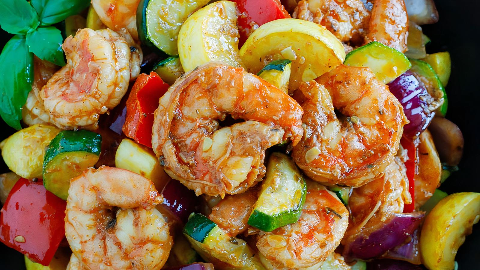 (L) Vegetable Shrimp