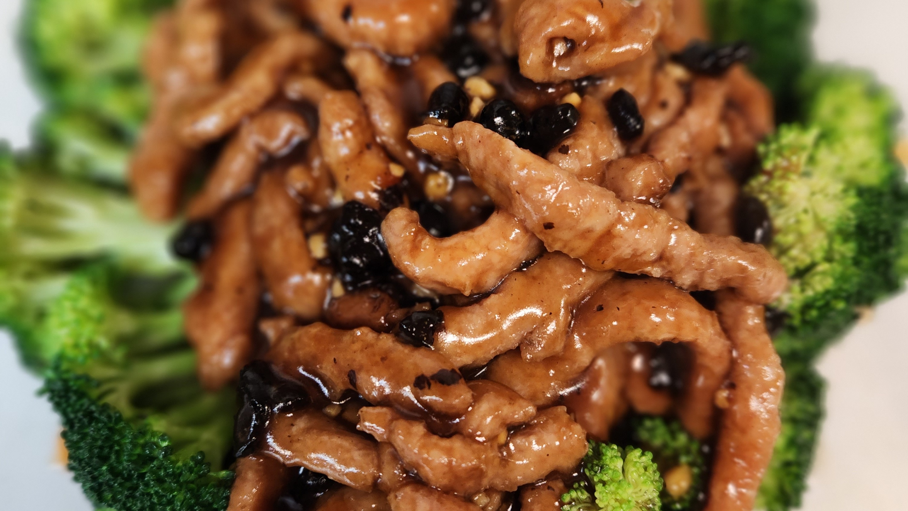 Pork with Black Bean Sauce