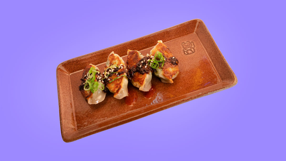 Pan fried pork dumplings