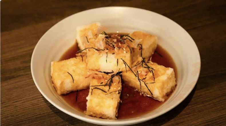 A18. Agedashi Tofu (6 Pieces)