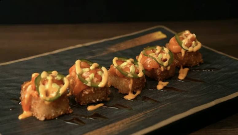 CR2. Spicy Salmon Crispy Rice