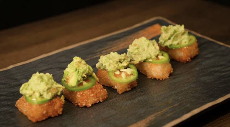 CR3. Smashed Avocado Crispy Rice