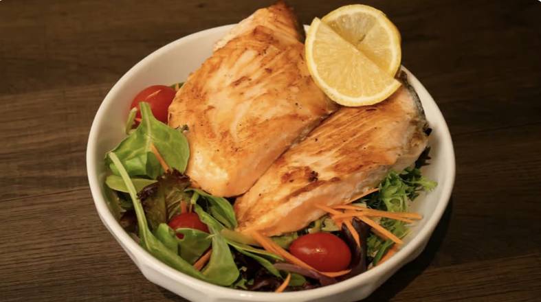 S6. Salmon Teriyaki Salad