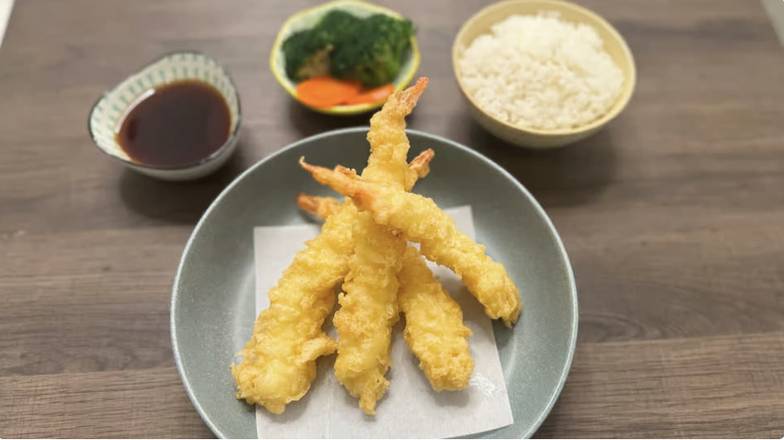 T1. Shrimp Tempura Entree (4 Pieces)