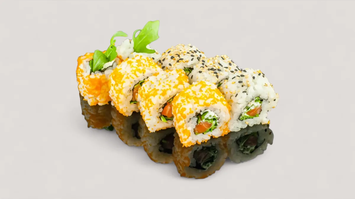 Rucola Roll mit Lachs