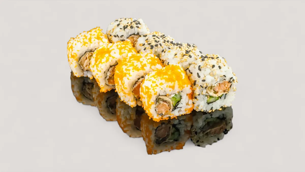 Special Roll – Gebratener Lachs Inside Out
