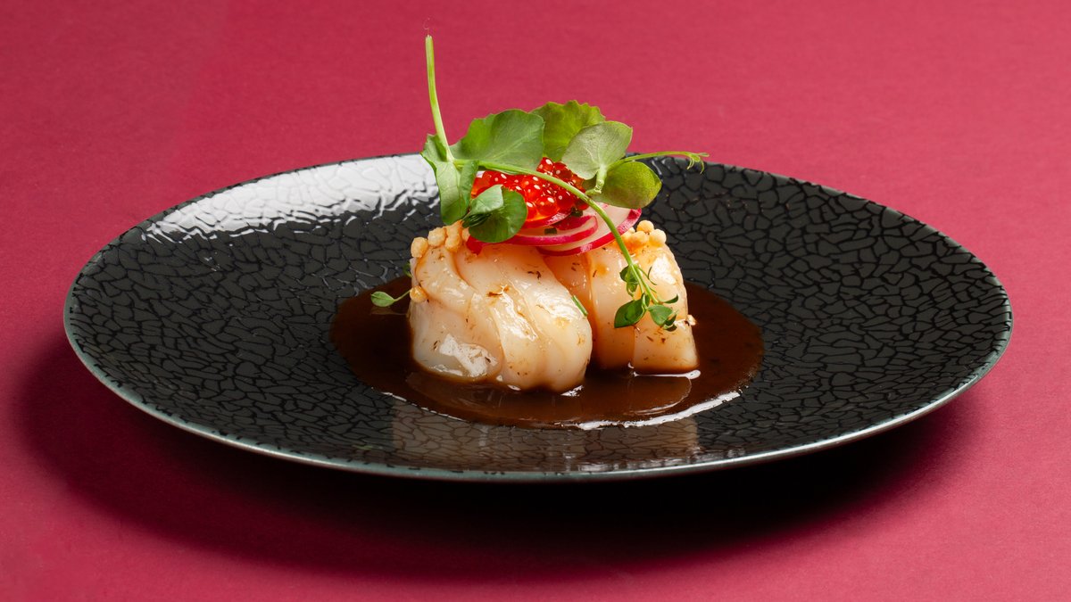 Kamskjell Sashimi