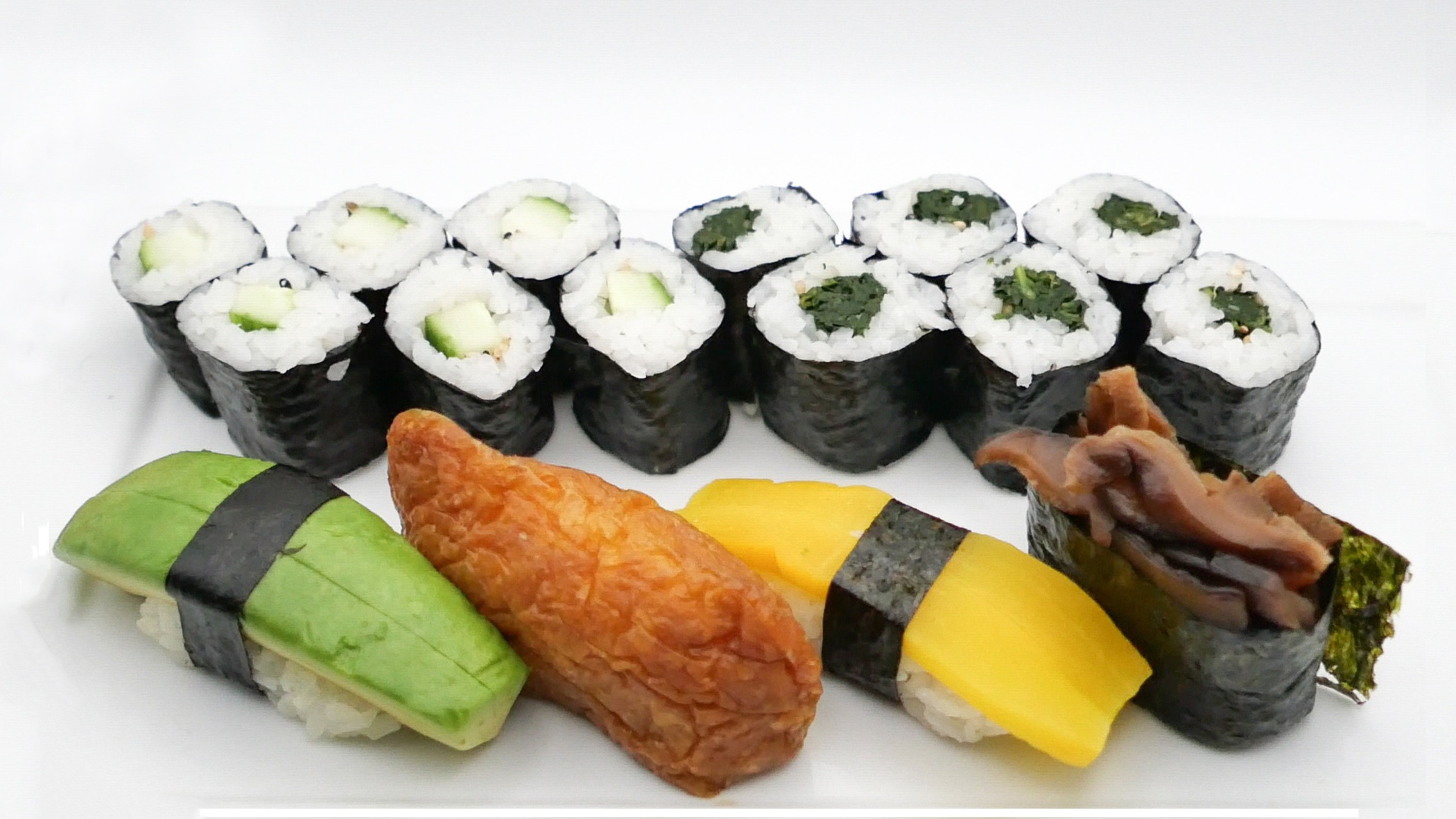 Vegetable Sushi Dinner