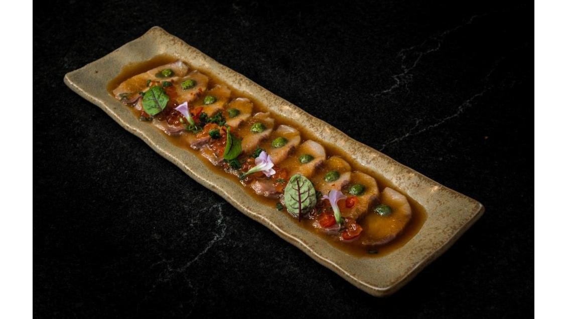 Hamachi to ginger ponzu