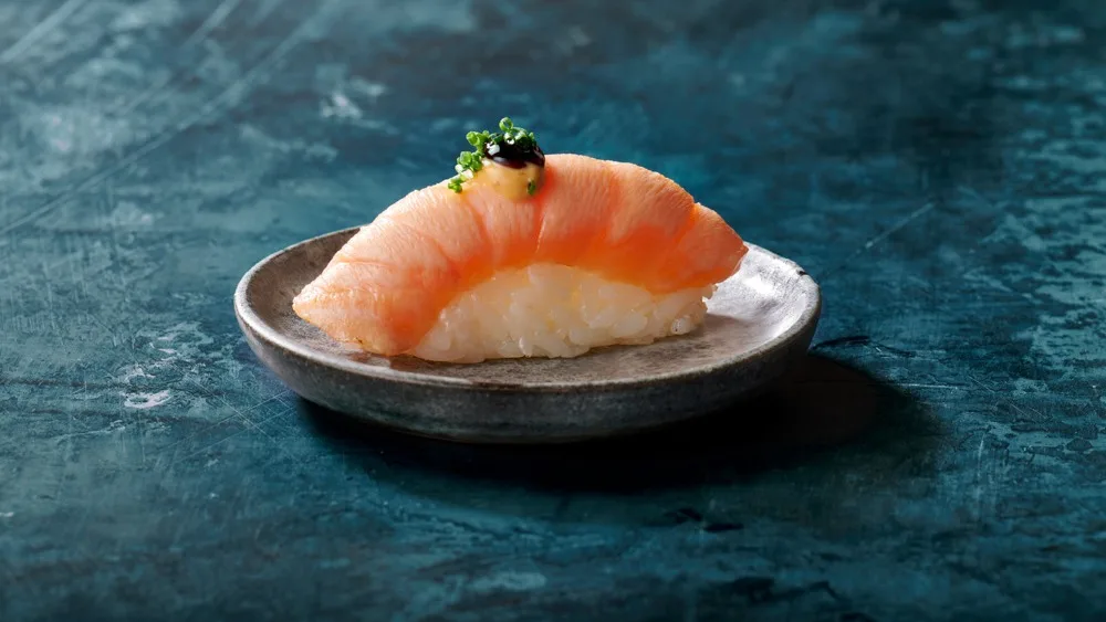 Nigiri Laks flambé