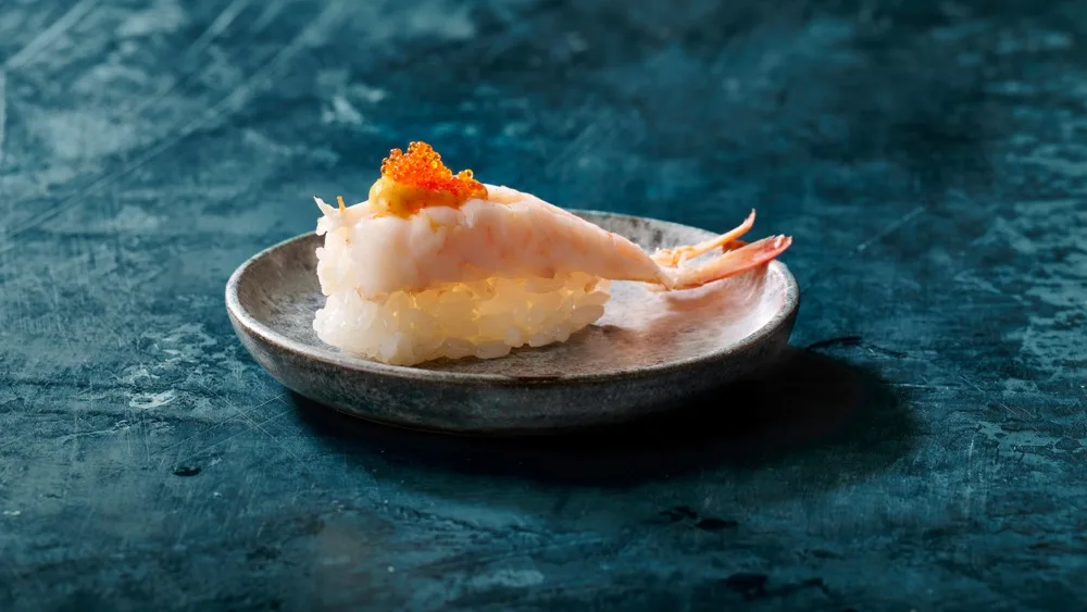Nigiri Reje flambé