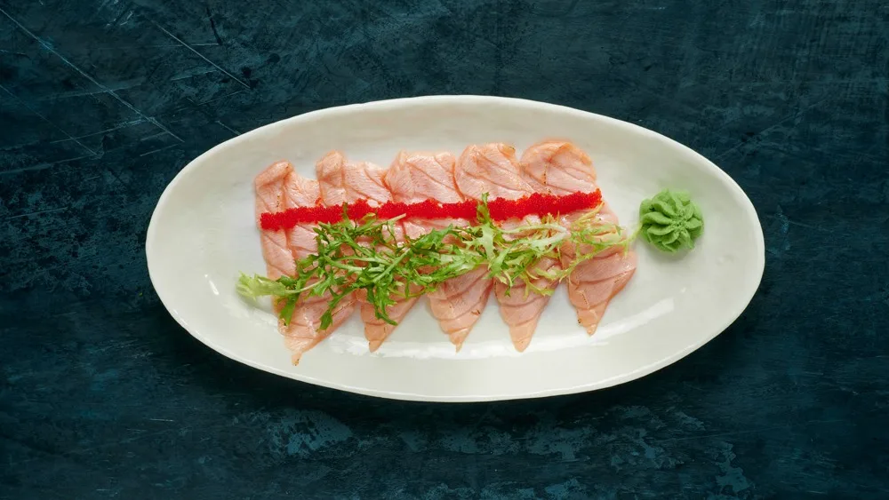 Sashimi Laks Tataki (5 stk)