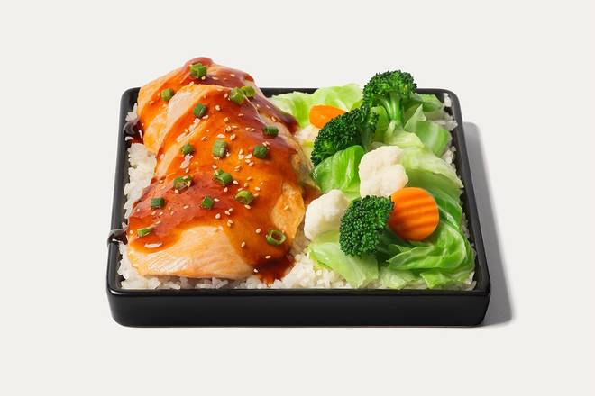 Large Teriyaki Grilled Salmon