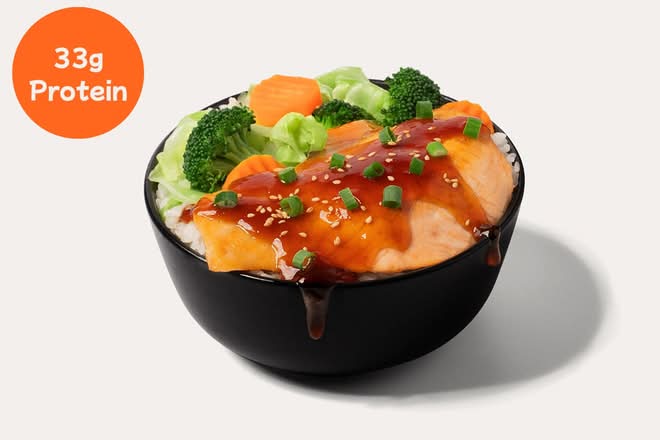 Teriyaki Grilled Salmon Bowl