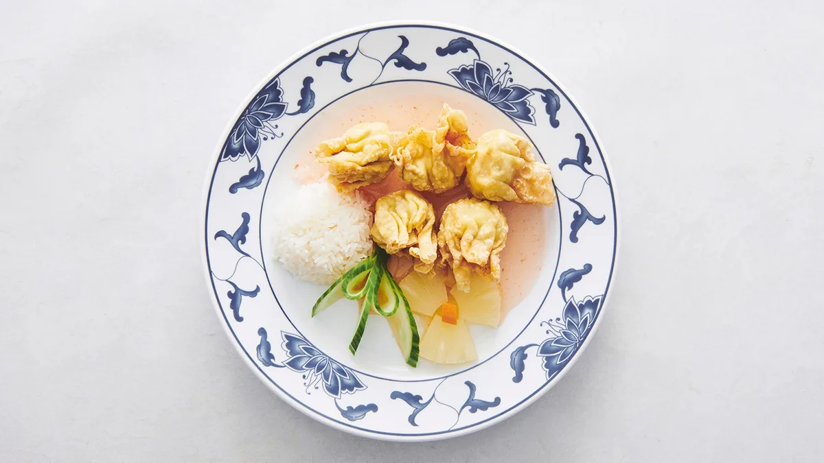 Dybstegte Wantan (5 stk)