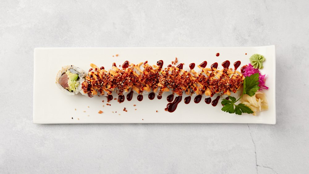 Futomaki Spicy Svärdfisk - 4 bitar