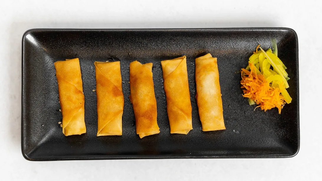 Veganski spring rolls (6 kosov)