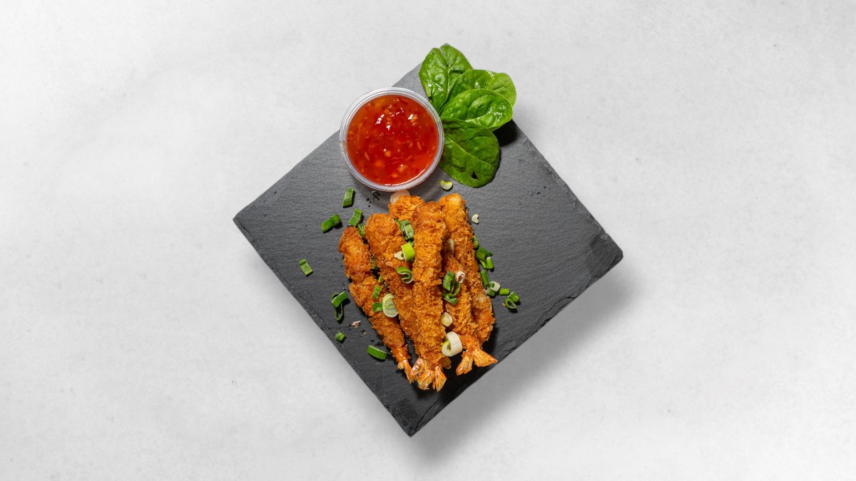 Frittierte Garnelen