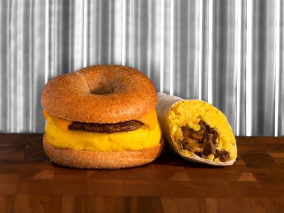 SAUSAGE EGG and CHEESE SANDWICH
